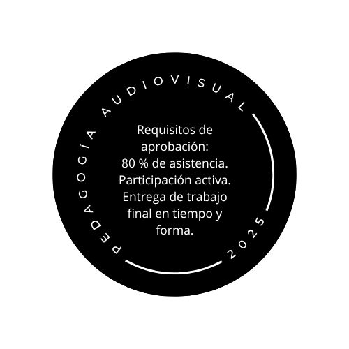 Se mencionan aquí los requisitos de aprobación del curso: 80% de asistencia, participación activa y entrega de trabajo final.